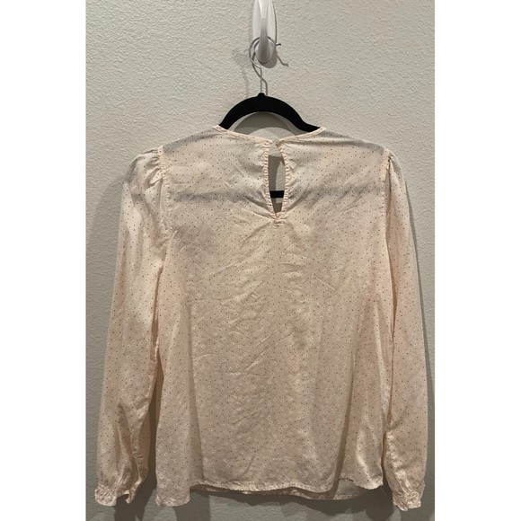 LUCKY BRAND Pinko Floral Pleated Blouse - Picture 4 of 5